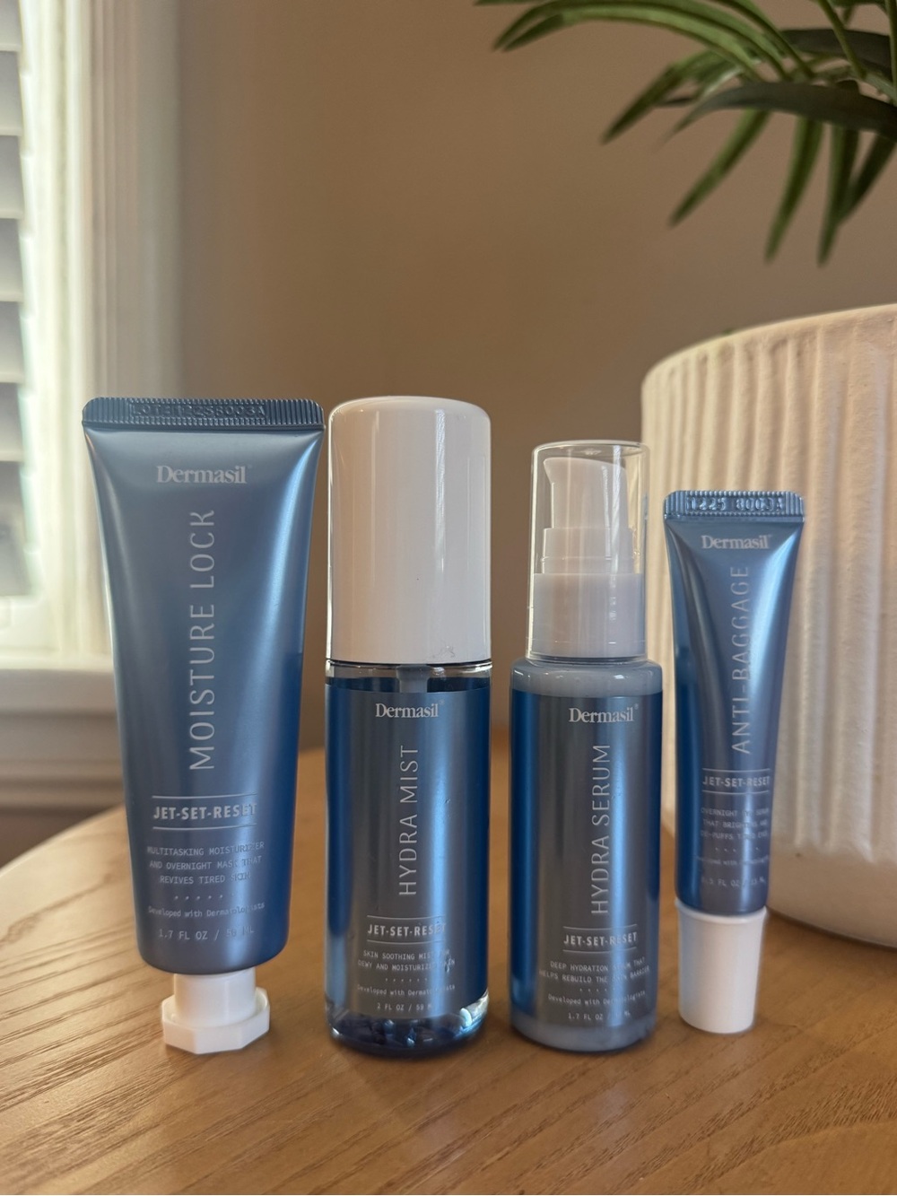 Brand New Dermasil Jet-Set-Reset Line